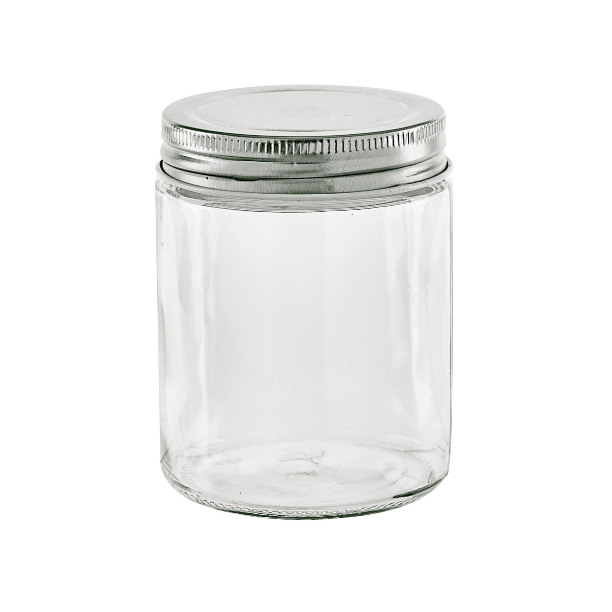 Jars, 10 Ounce, Round, Glass, with Aluminum Cap,60 - 1 EACH