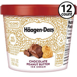 Ice Cream, Chocolate Peanut Butter, Frozen,12 - 3.6 FLUID