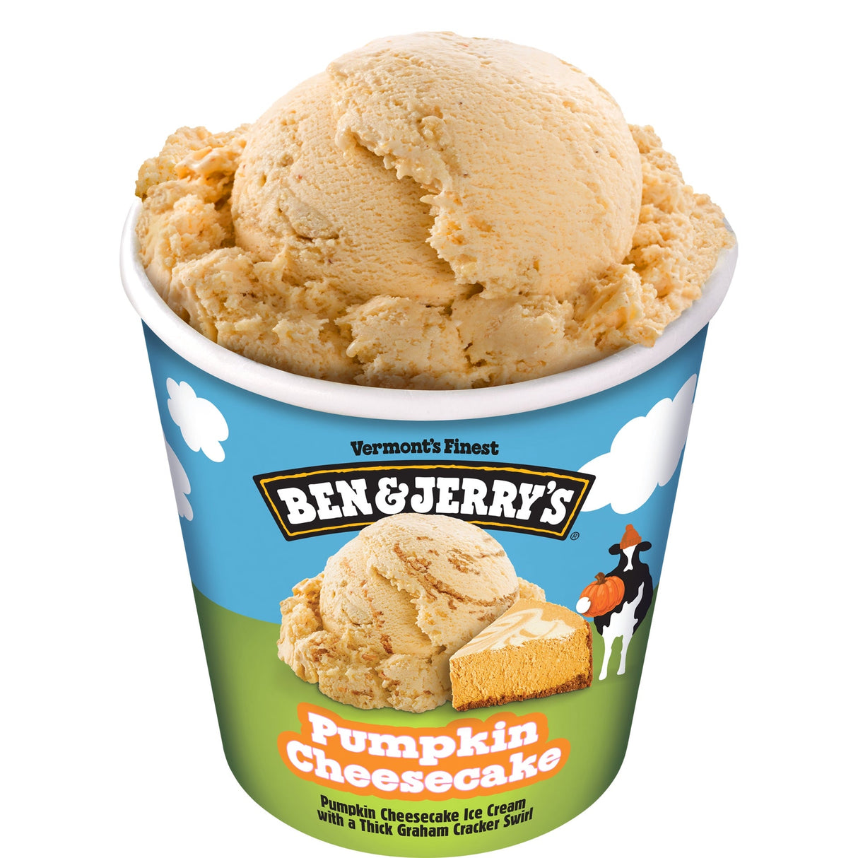 Ice Cream, Hard Serve, Pumpkin Cheesecake, Frozen,8 - 16 FLUID