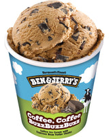 Ice Cream, Hard Serve, Coffee, Coffee Buzz Buzz Buzz, Frozen,8 - 16 FLUID
