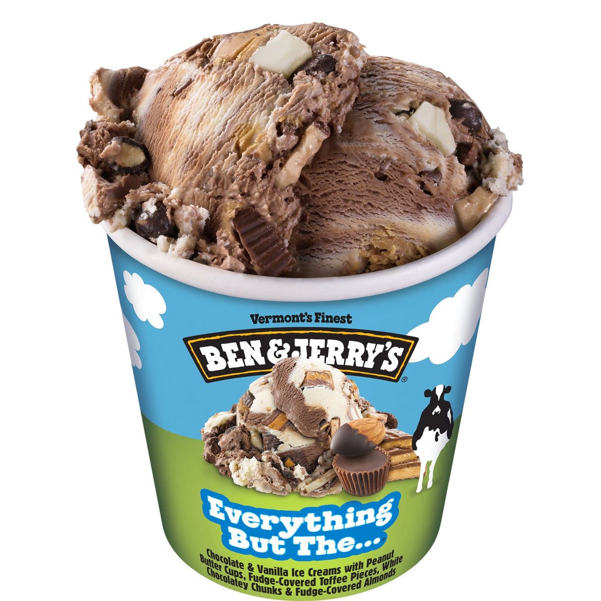 Ice Cream, Hard Serve, Everything but the...., 1 Ounce,8 - 16 FLUID