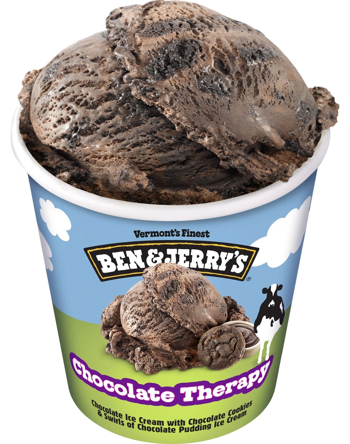 Ice Cream, Hard Serve, Chocolate Therapy, 1 Ounce,8 - 16 FLUID