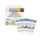 Paint Kit, Edible, Metallic,4 - 2.5 OUNCE