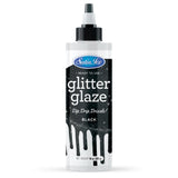 Glitter Glaze, Black,3 - 10 OUNCE