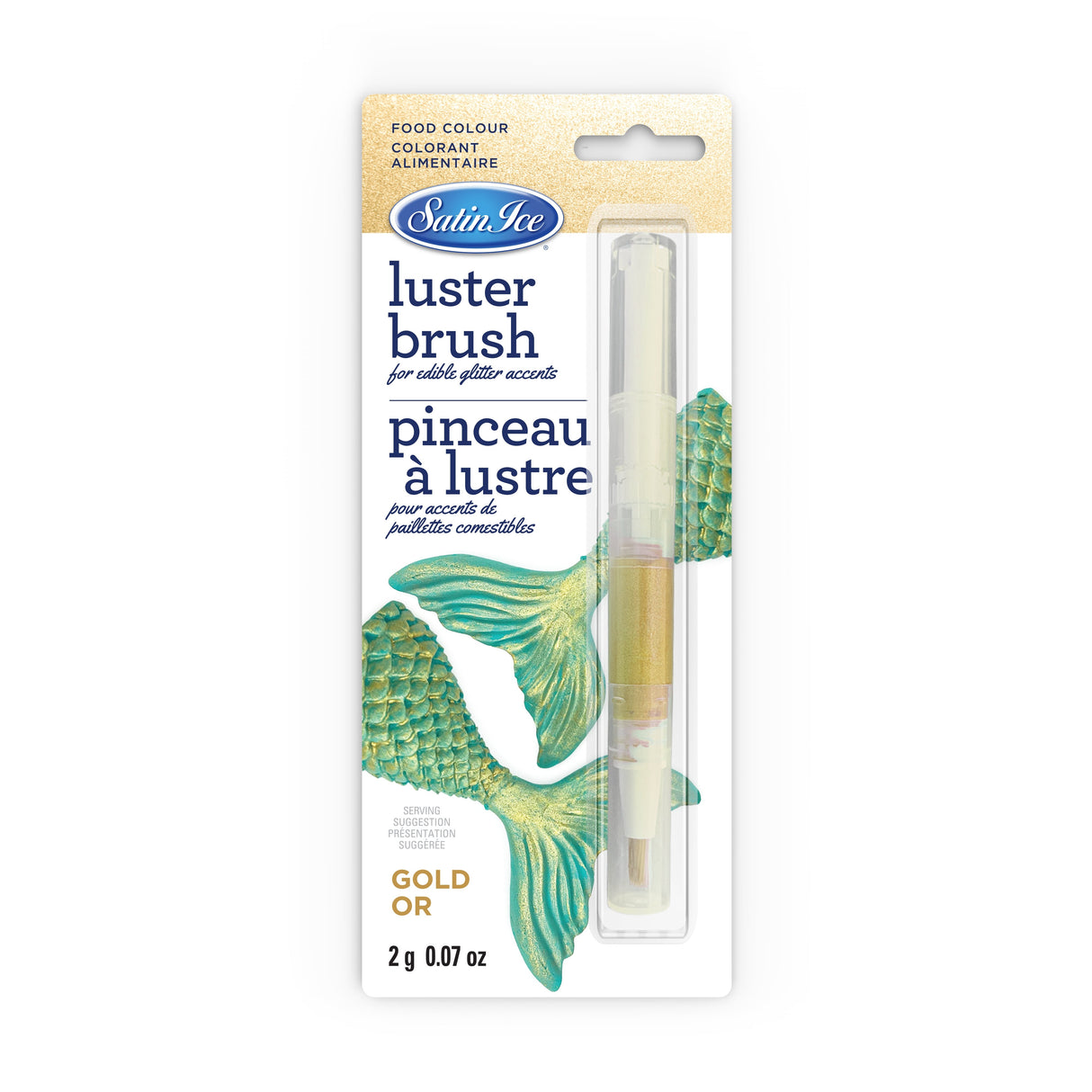 Brushes, Luster, Gold,1 - 0.07 OUNCE