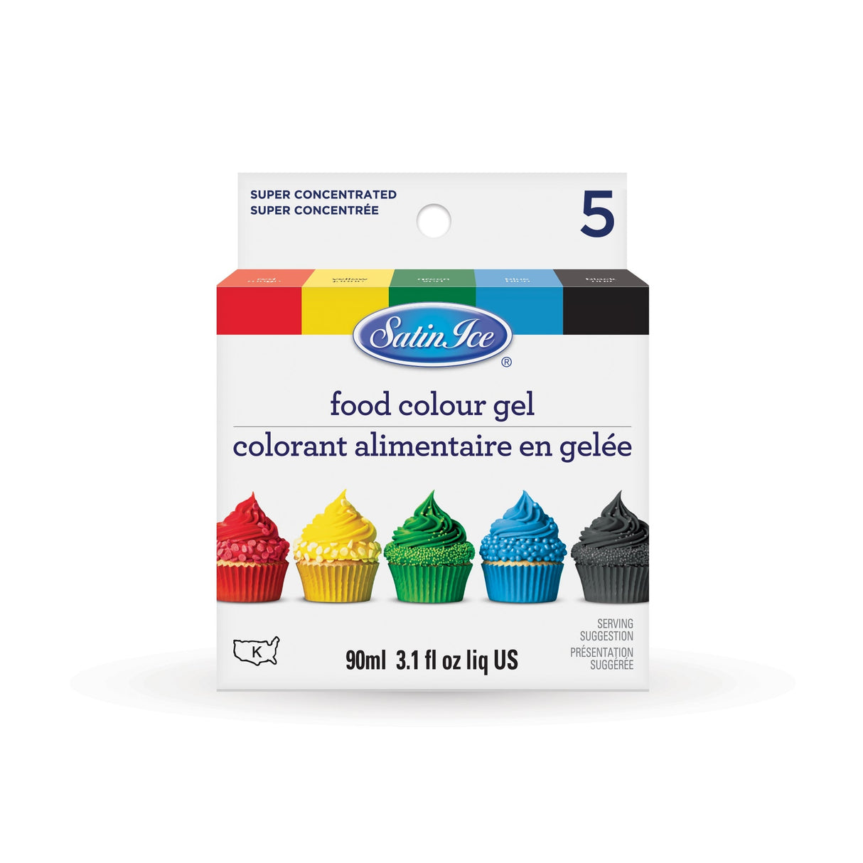 Food Color Kit, Oil Based Gel,1 - 3.1 OUNCE