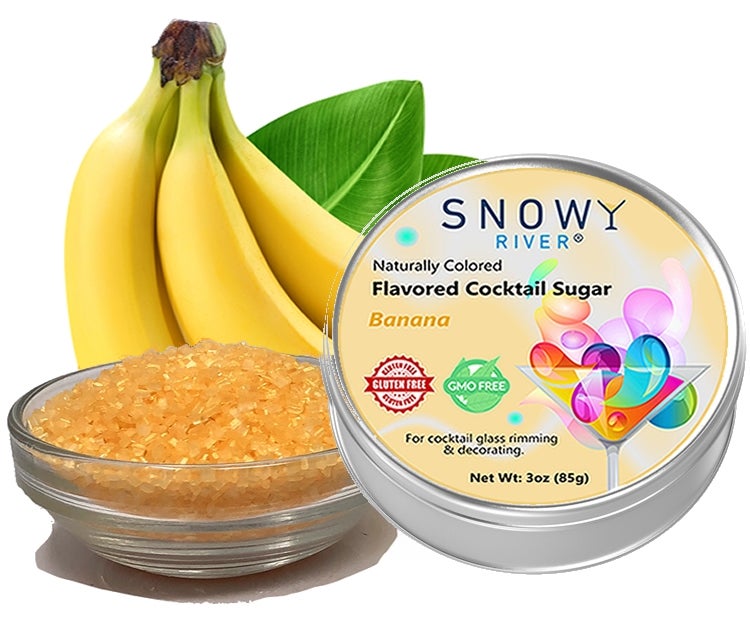Sugar, Rimming, Cocktail, Banana,6 - 3 OUNCE