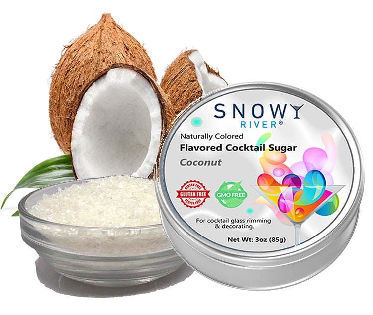 Sugar, Rimming, Cocktail, Coconut,6 - 3 OUNCE