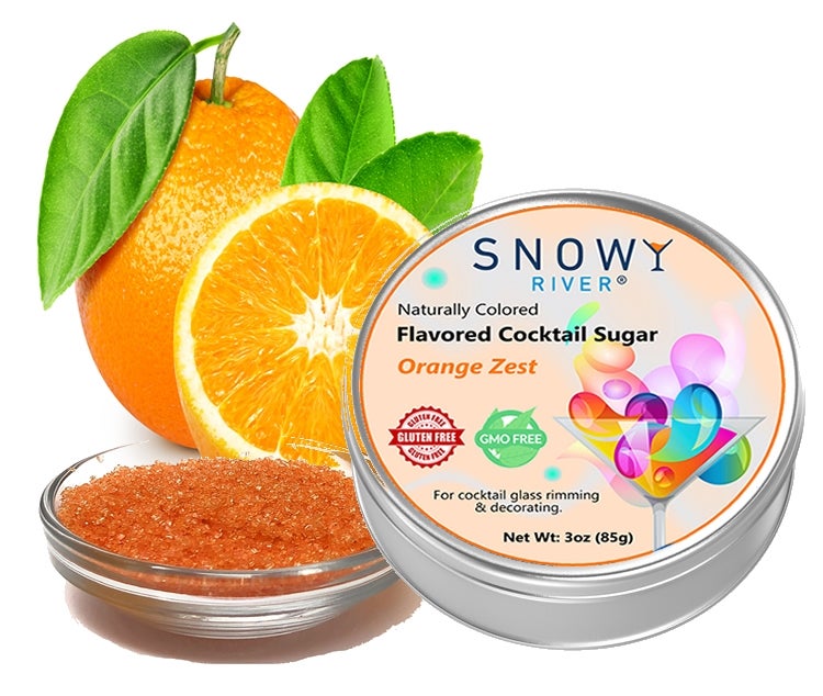 Sugar, Rimming, Cocktail, Orange Zest,6 - 3 OUNCE