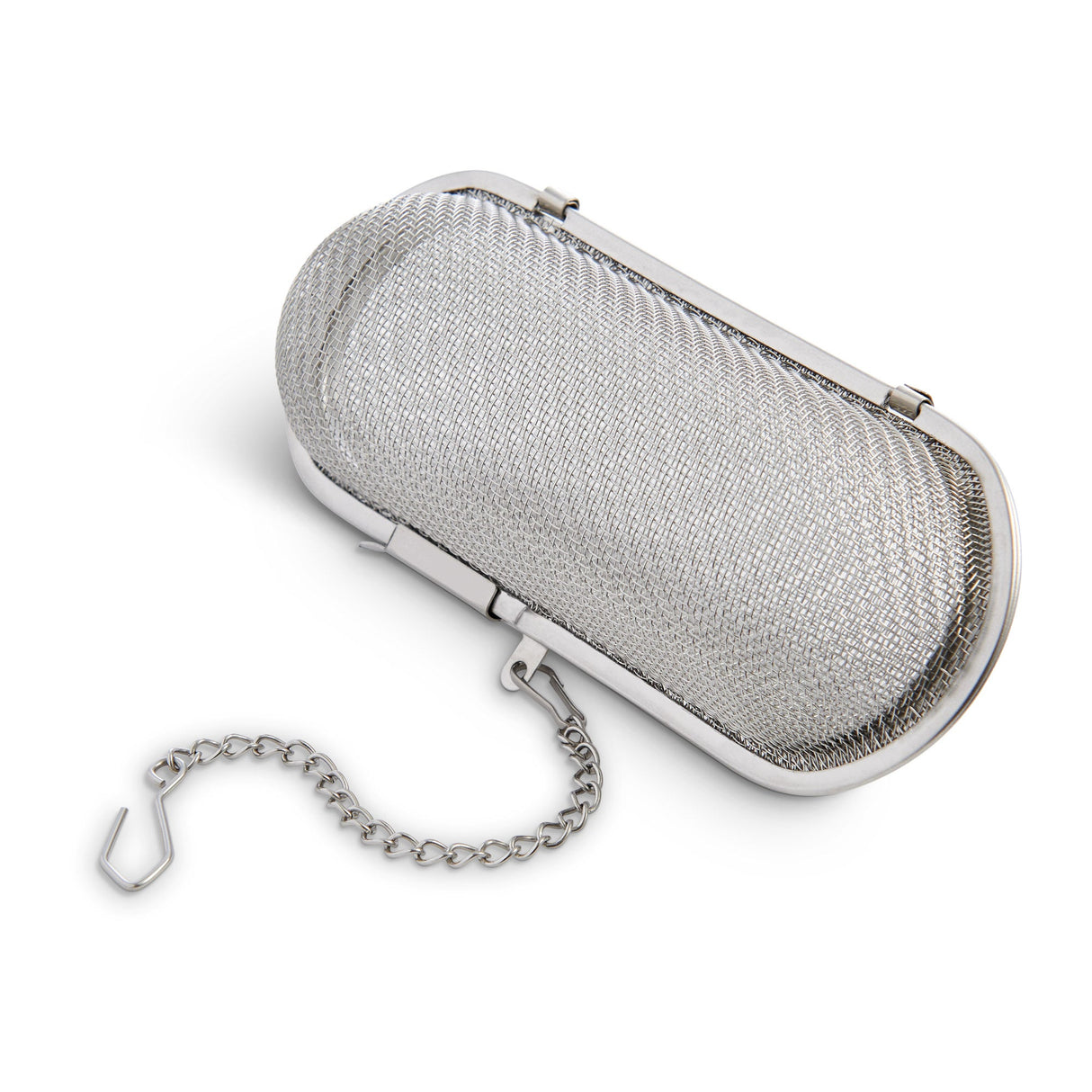 Infusers, Herb, 4.33 x 1.75 Inch, Stainless Steel Mesh, Oval, Reusable,6 - 1 EACH
