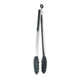 Tongs, 9 Inch, Black Silicone,12 - 1 EACH