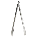 Tongs, 9 Inch, Black Stainless Steel, 1 Each,12 - 1 COUNT