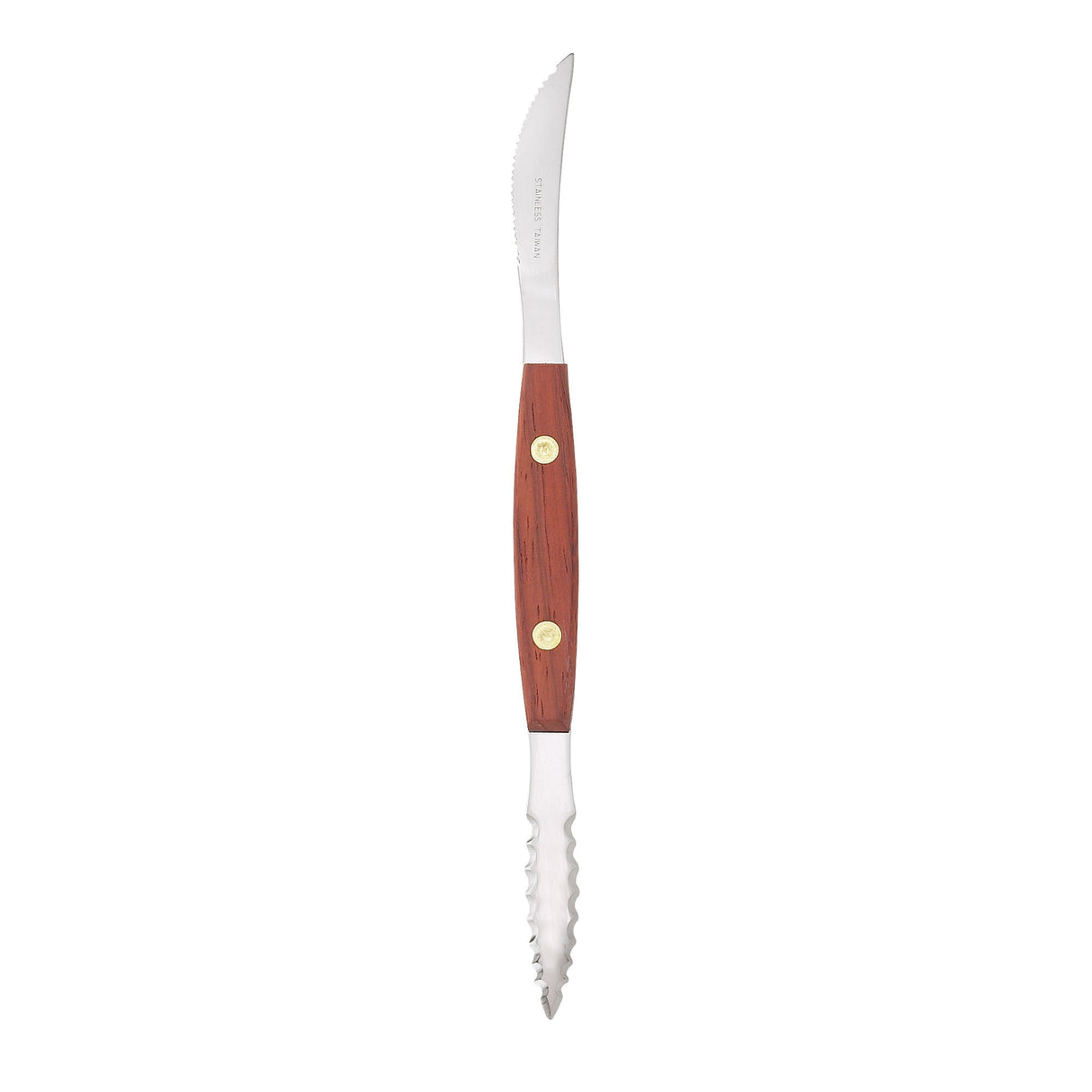 Knives, Grapefruit, 8 Inch, Dual-End, Stainless Steel, with Wood Handle,6 - 1 EACH