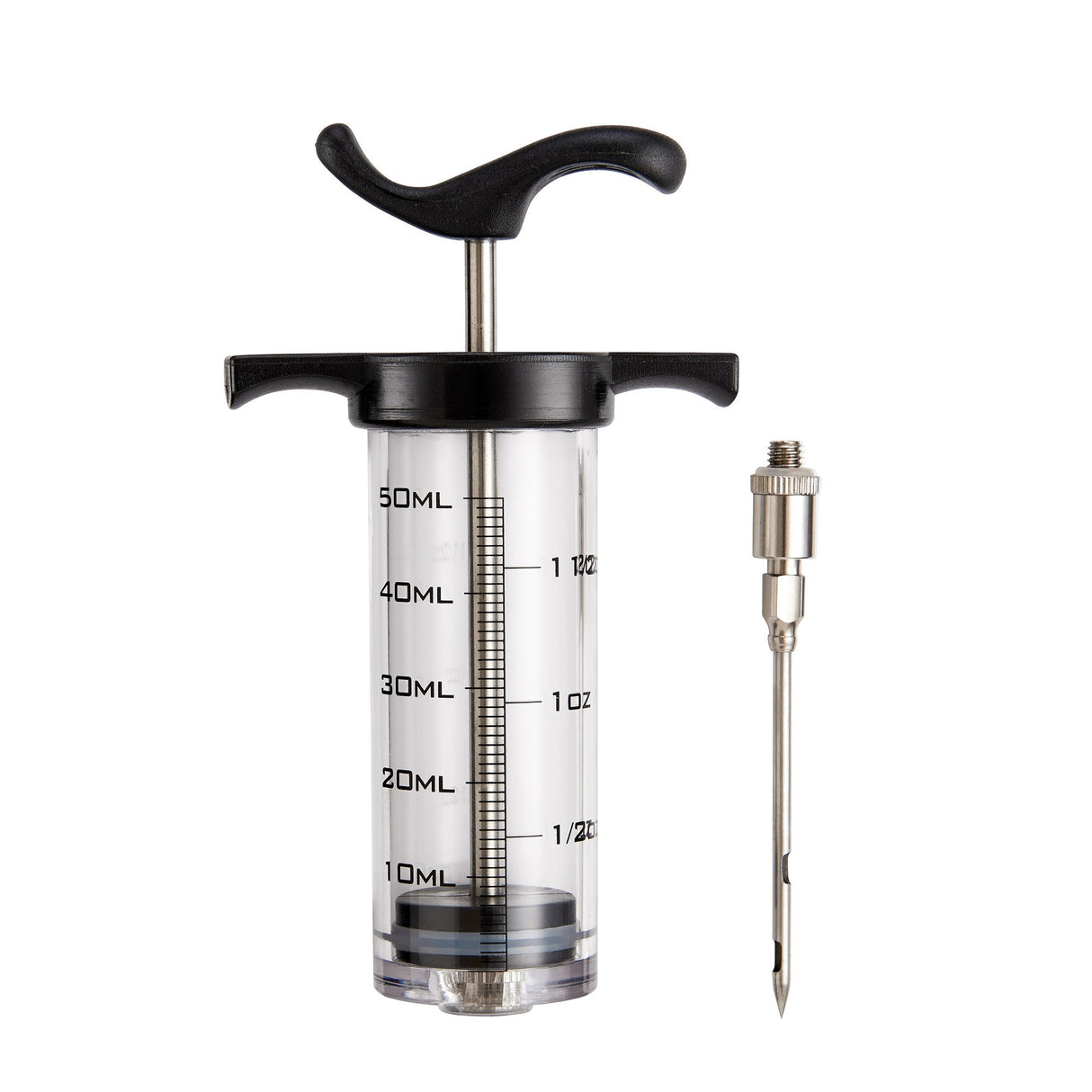Injector, Flavor, 1.5 Ounce, Polycarbonate & Nylon, with Stainless Steel Needle,6 - 1 EACH
