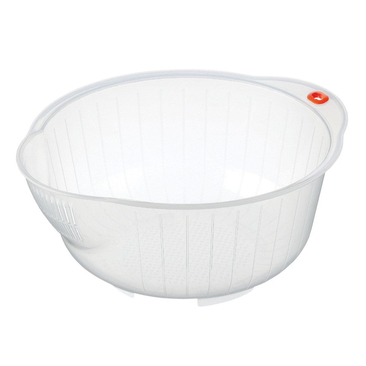 Bowls, Rice, 10 Inch, Plastic, with Side & Bottom Drain, 1 Each,10 - 1 COUNT