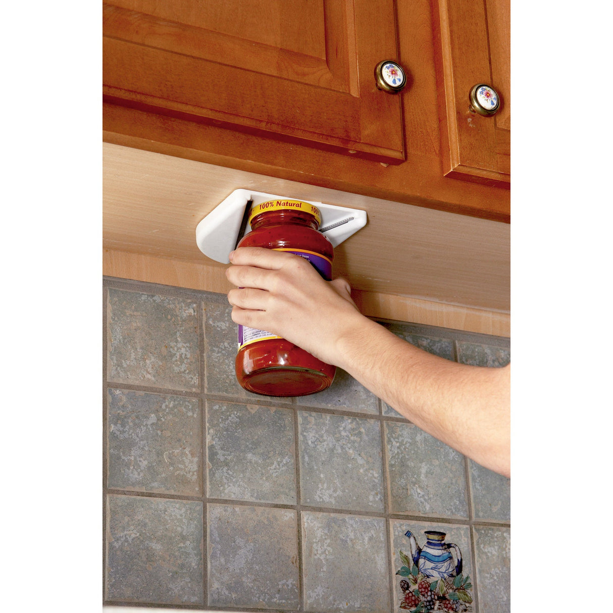 Opener, Jar, V-Shape, Plastic & Metal, for Jars with 1-4 Inch Diameter,1 - 1 EACH