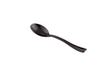 Spoons, Mini, Plastic, Black, 4 Inch,100 - 1 EACH