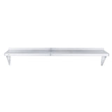 Shelf, Wall, 12 x 60 Inch, Solid, Medium Duty Stainless Steel,1 - 1 EACH