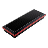 Box, Japanese Style Bento 3-Compartment, 14 x 4.75 x 2.25 Inch, Plastic, Black & Red, ABS,1 - 1 EACH