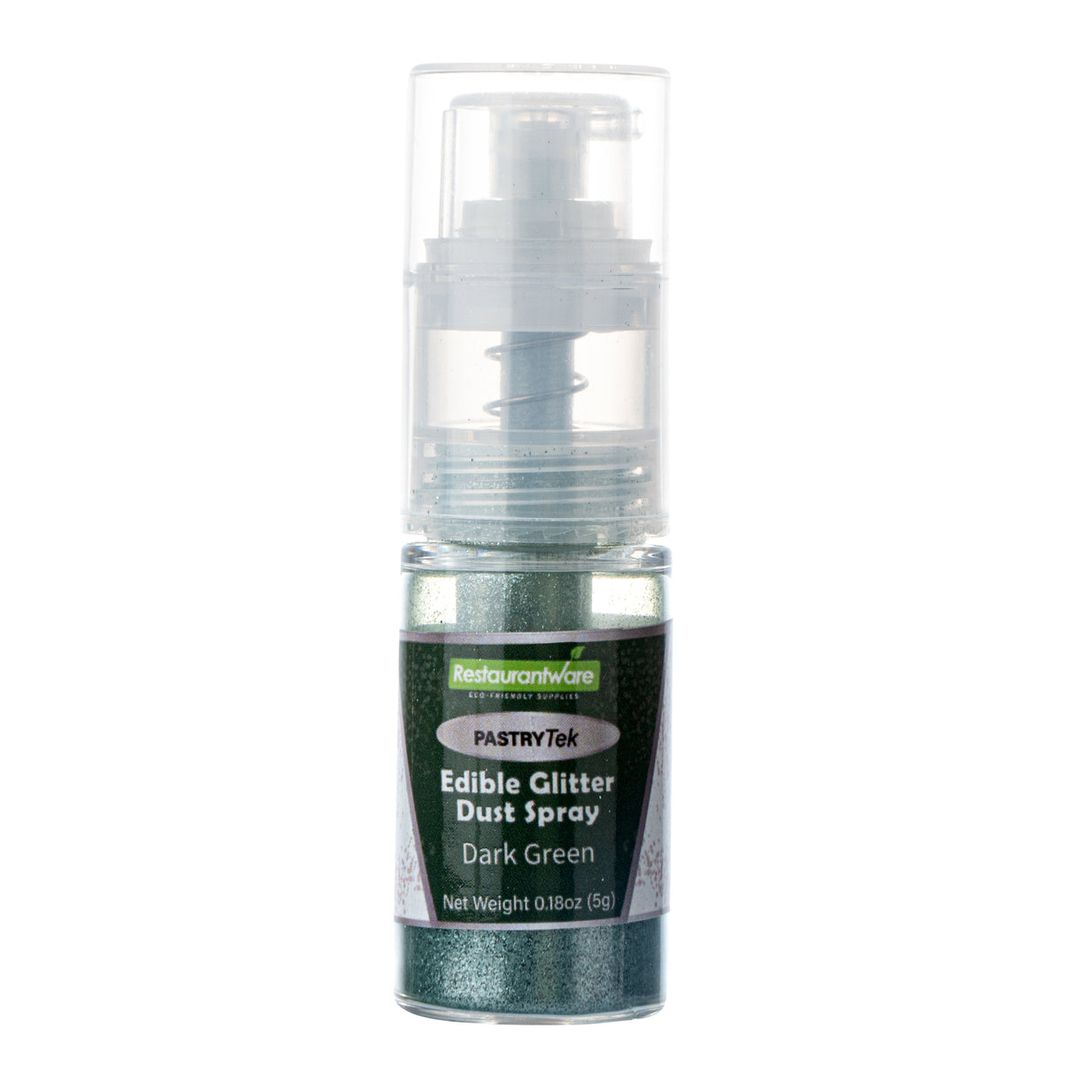 Spray, Edible Glitter Dust, Pastry Tek, Dark Green,1 - 1 EACH