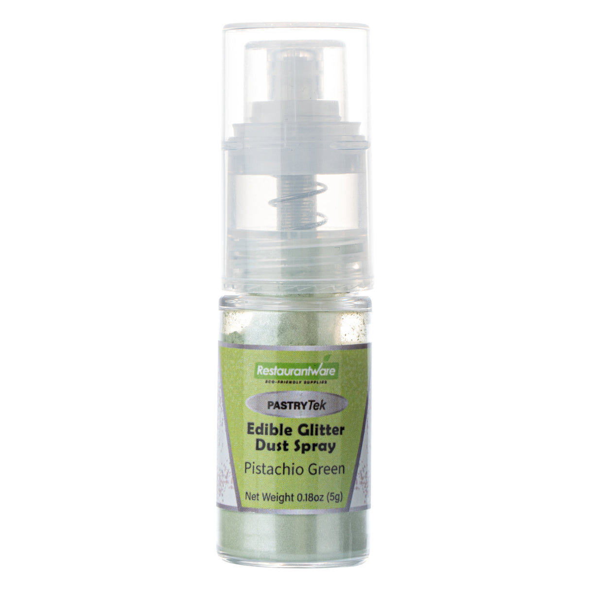 Spray, Edible Glitter Dust, Pastry Tek, Pistachio Green,1 - 1 EACH