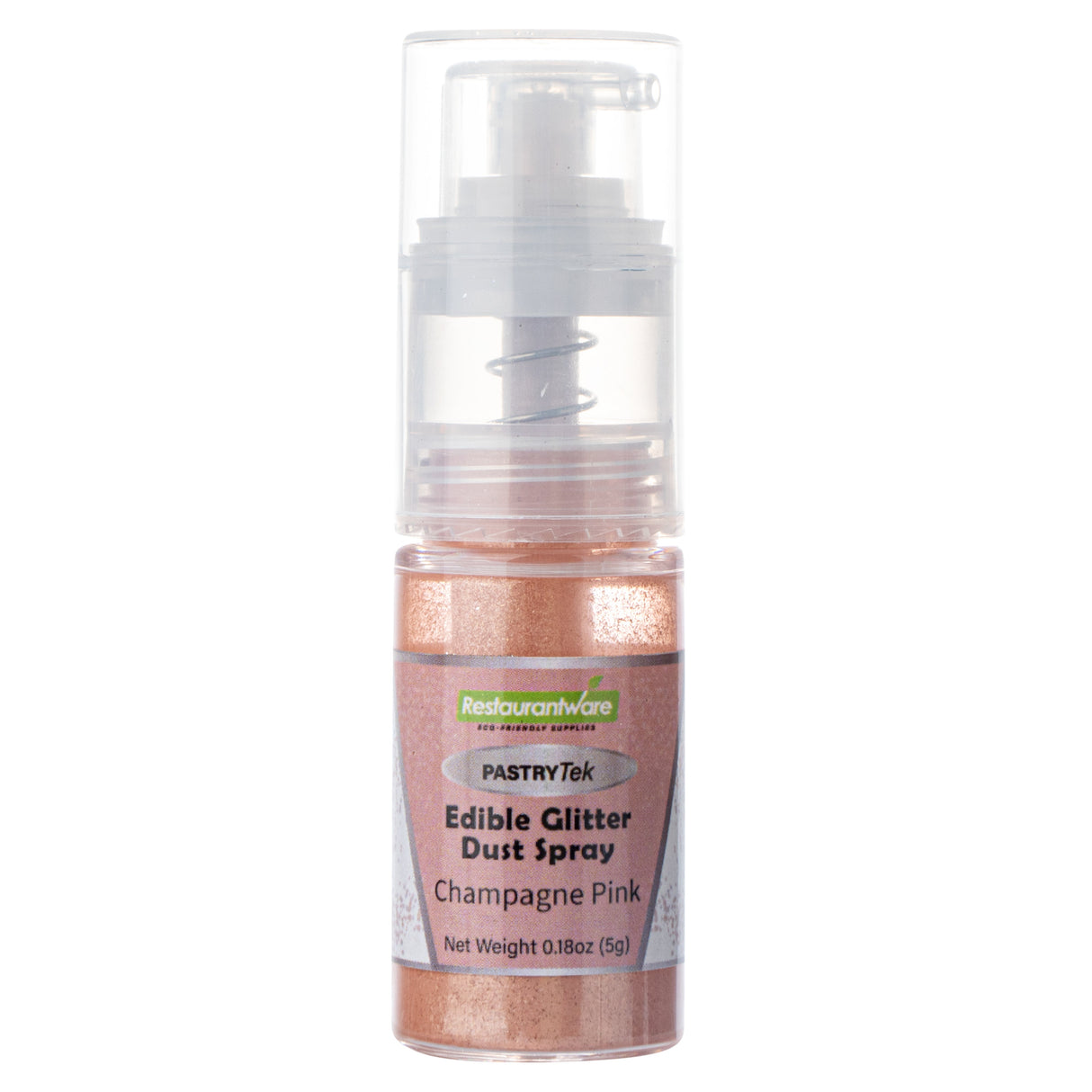 Spray, Edible Glitter Dust, Pastry Tek, Champagne Pink,1 - 1 EACH