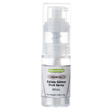 Spray, Edible Glitter Dust, Pastry Tek, White,1 - 1 EACH