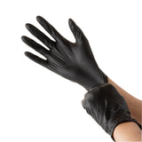 Gloves, Nitrile, Medium, Powder-Free, Blackberry, 1 Each,100 - 1 COUNT