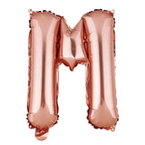 Balloon, Mylar, Balloonify 16 Inch, Letter M, Rose Gold,1 - 1 EACH
