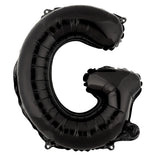 Balloon, Mylar, Balloonify 16 Inch, Letter G, Black,1 - 1 EACH