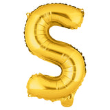 Balloon, Mylar, Balloonify 16 Inch, Letter S, Gold,1 - 1 EACH