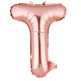 Balloon, Mylar, Balloonify 16 Inch, Letter T, Rose Gold,1 - 1 EACH