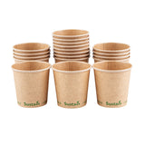 Cups, Hot, Sustain 4 Ounce, PLA-Lined Paper, Kraft, 2.5 x 2.5 x 2.25 Inch,1000 - 1 EACH