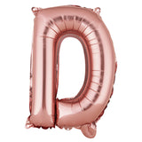 Balloon, Mylar, Balloonify 16 Inch, Letter D, Rose Gold,1 - 1 EACH