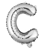 Balloon, Mylar, Balloonify 16 Inch, Letter C, Silver,1 - 1 EACH