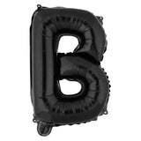 Balloon, Mylar, Balloonify 16 Inch, Letter B, Black,1 - 1 EACH