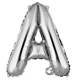 Balloon, Mylar, Balloonify 16 Inch, Letter A, Silver,1 - 1 EACH