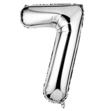 Balloon, Mylar, Balloonify 40 Inch, Number 7, Silver,1 - 1 EACH