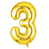 Balloon, Mylar, Balloonify 40 Inch, Number 3, Gold,1 - 1 EACH