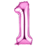 Balloon, Mylar, Balloonify 40 Inch, Number 1, Pink,1 - 1 EACH