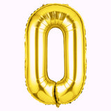 Balloon, Mylar, Balloonify 40 Inch, Number 0, Gold,1 - 1 EACH
