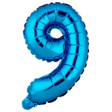 Balloon, Mylar, Balloonify 16 Inch, Number 9, Blue,1 - 1 EACH