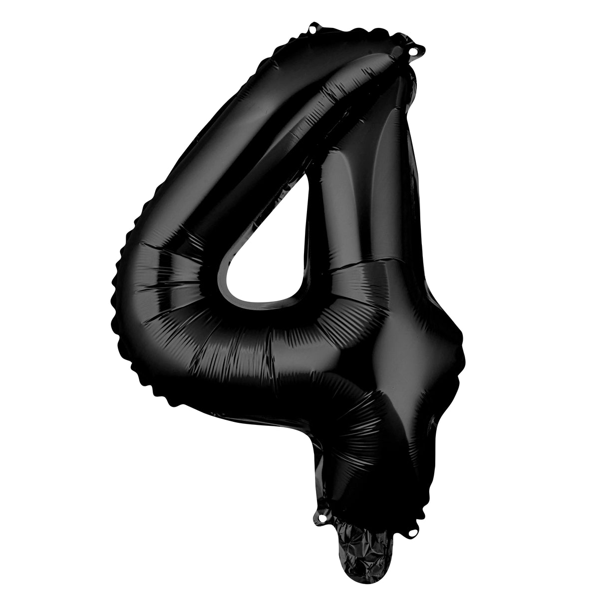 Balloon, Mylar, Balloonify 16 Inch, Number 4, Black,1 - 1 EACH