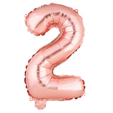 Balloon, Mylar, Balloonify 16 Inch, Number 2, Rose Gold,1 - 1 EACH