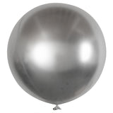 Balloons, Latex, Balloonify 36 Inch, Metallic Silver,10 - 1 EACH