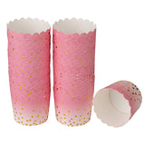 Cups, Baking, Panificio 4.5 Ounce, Paper Scalloped, Pink,500 - 1 EACH