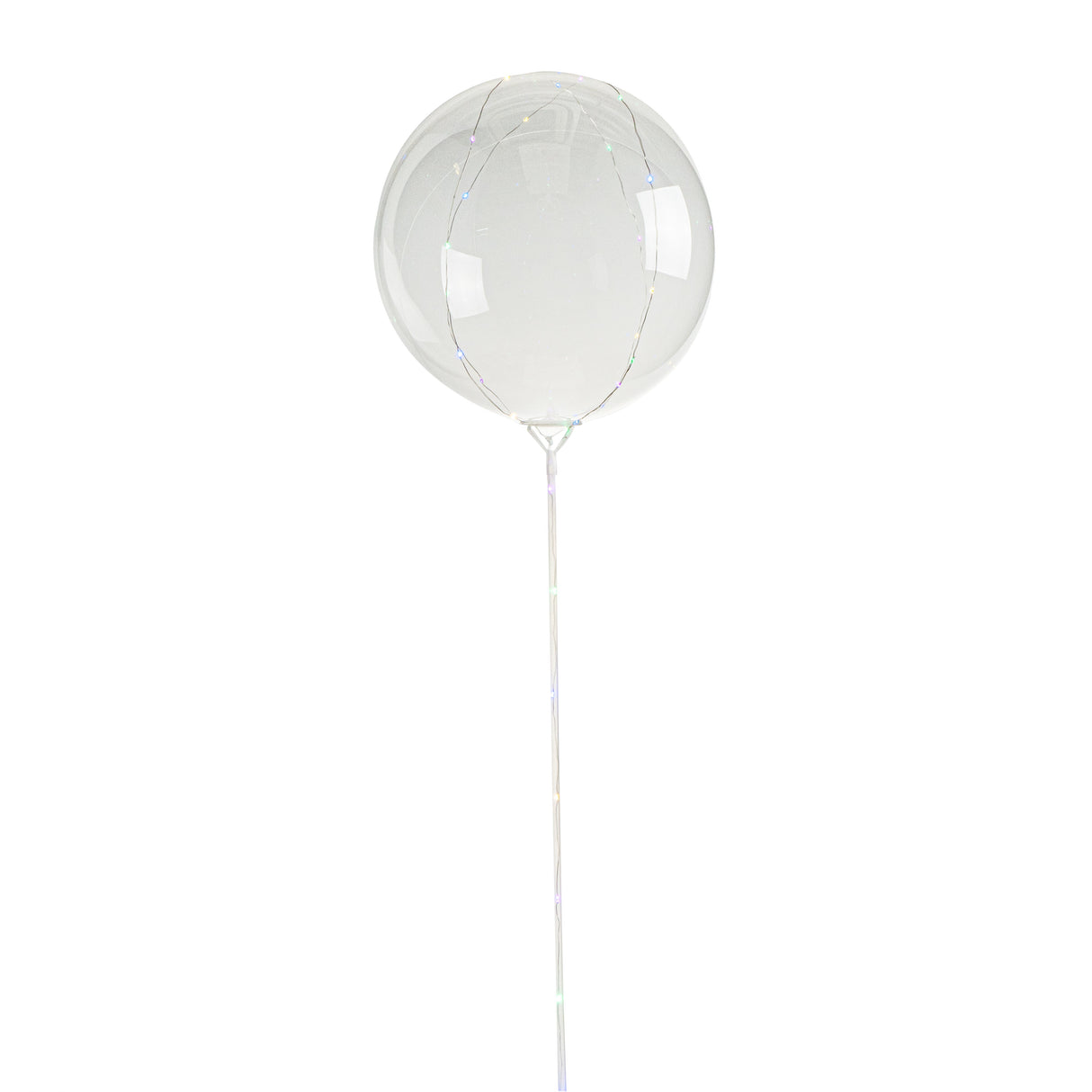 Balloons, Bobo, Balloonify 24 Inch, Clear, with Multi-Color LED String Lights &,10 - 1 EACH