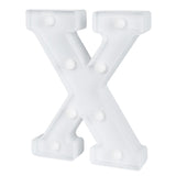 Sign, LED Marquee, 8.75 Inch, Letter X, White,1 - 1 EACH