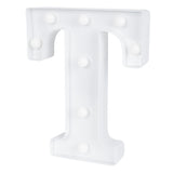 Sign, LED Marquee, 8.75 Inch, Letter T, White,1 - 1 EACH