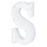 Sign, LED Marquee, 8.75 Inch, Letter S, White,1 - 1 EACH